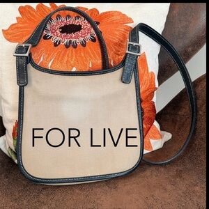 VINTAGE COACH HIPPIE FLAP BAG COSTA RICA 2000 Y2K Has Fading # 8114